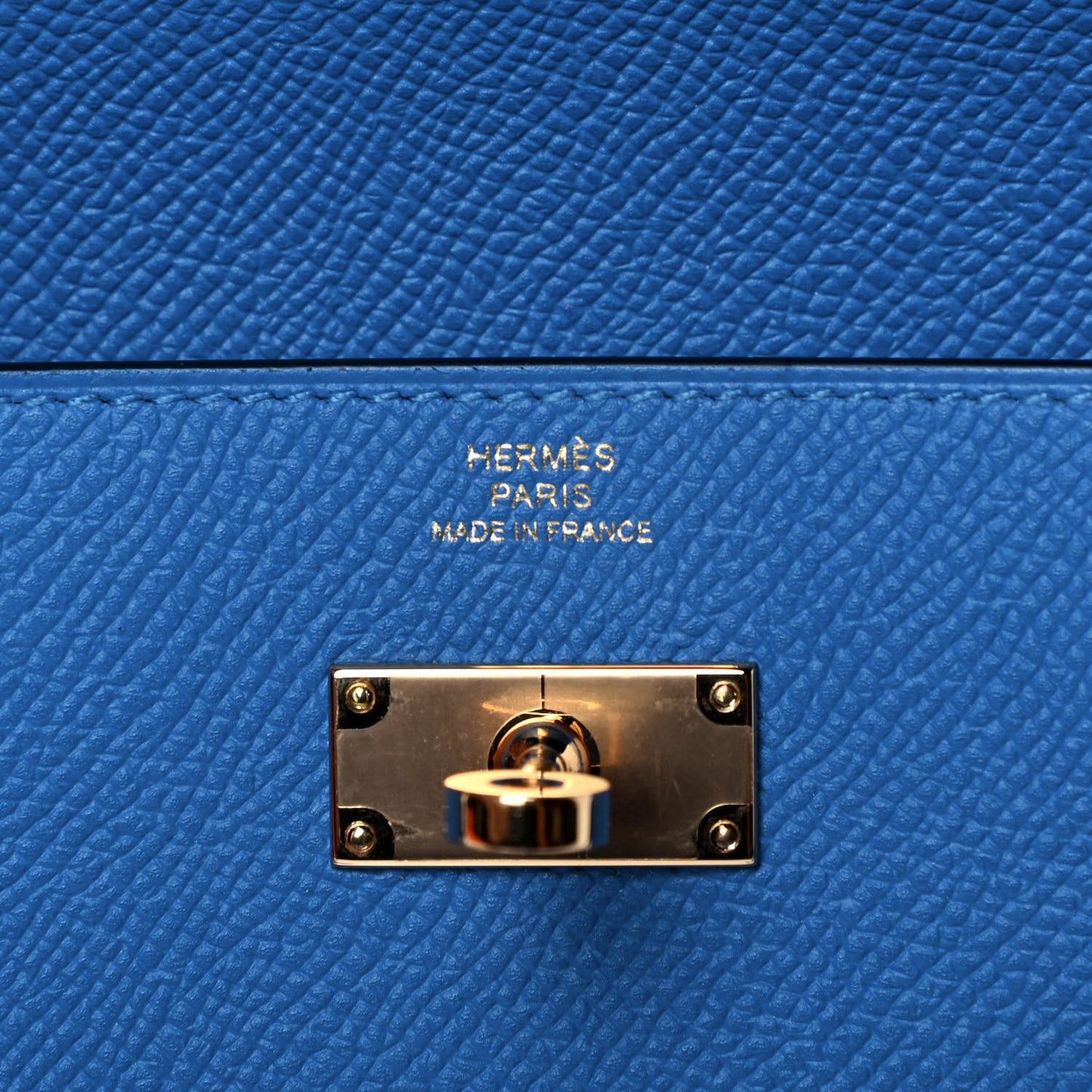 Epsom Kelly Longue Wallet Bleu Izmir