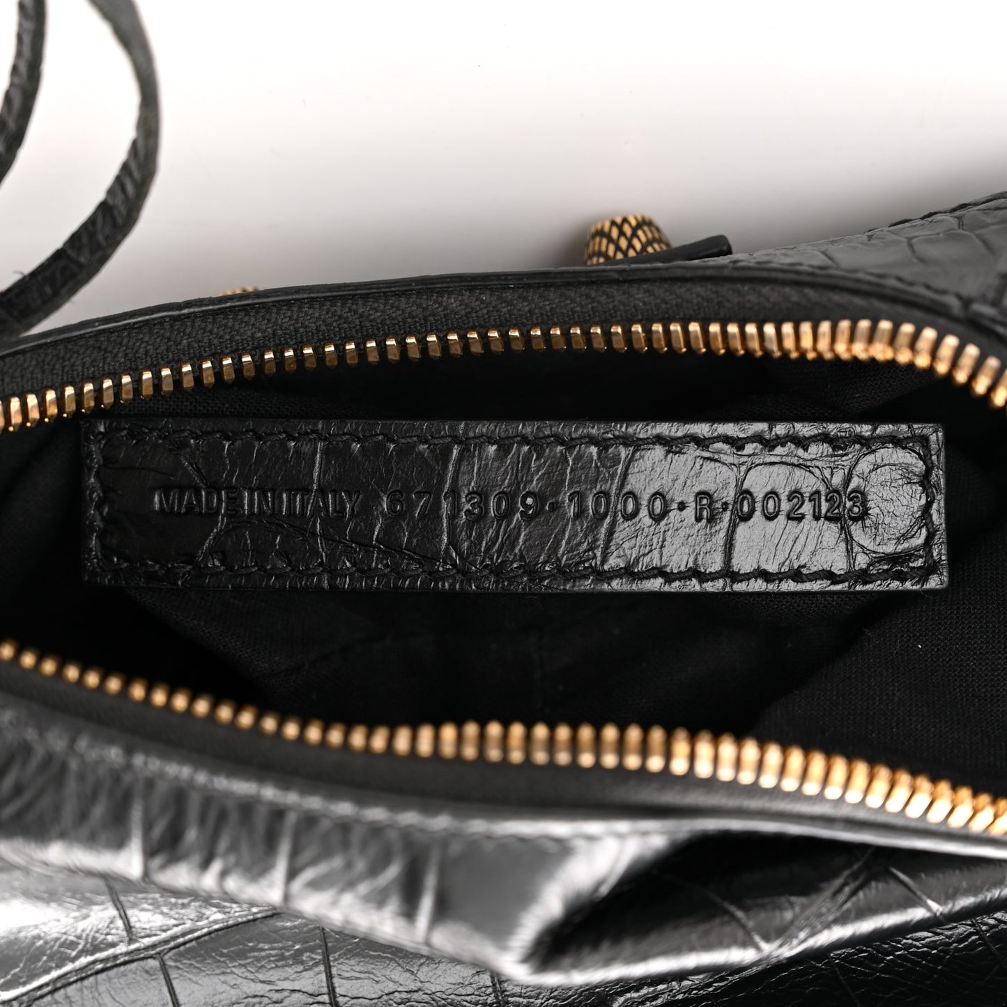 Agneau Arena Le Cagole Shoulder Bag XS Black
