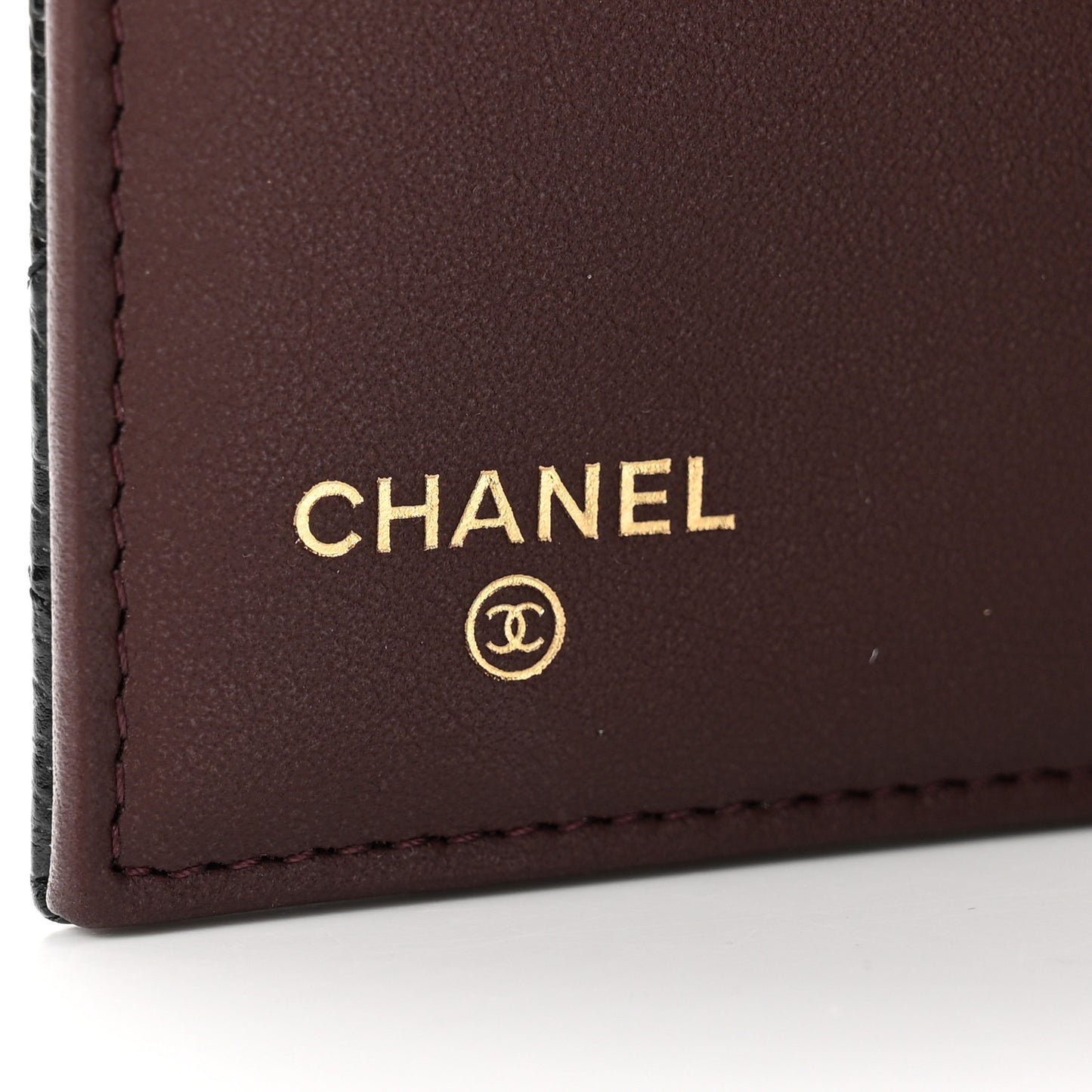 Caviar Quilted Long Flap Wallet Black