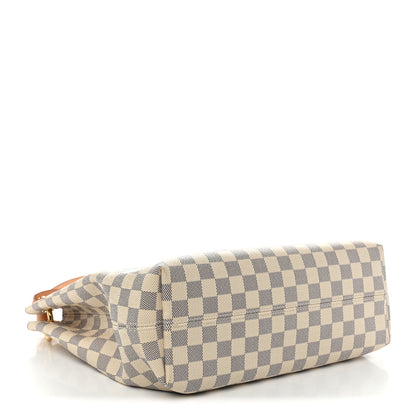 Louis Vuitton Damier Azur Graceful PM Rose Ballerine 4 of 9