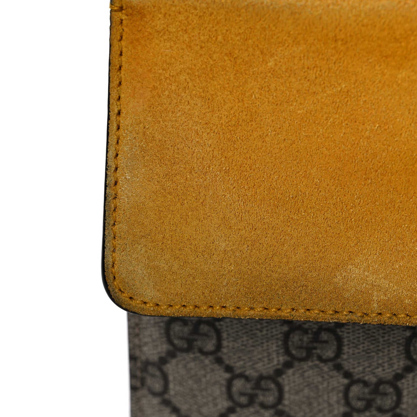 GG Supreme Monogram Small Dionysus Shoulder Bag Yellow