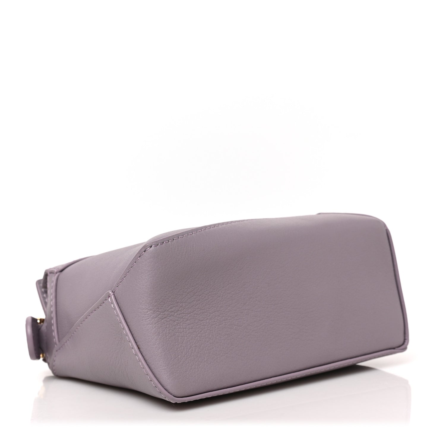 Calfskin Mini Puzzle Edge Bag Pale Aubergine Glaze