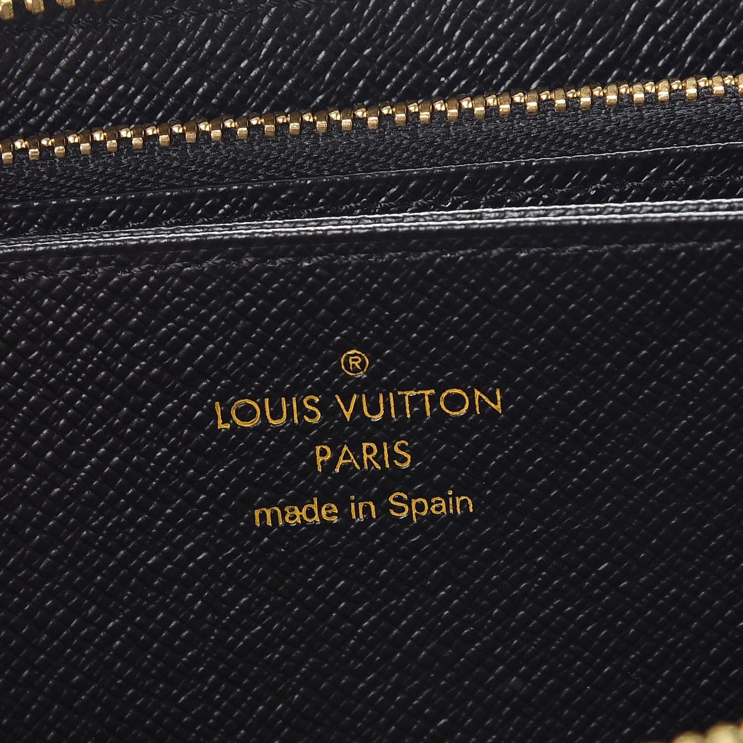 Louis Vuitton Epi Damier Race Zippy Wallet Black Yellow 6 of 10