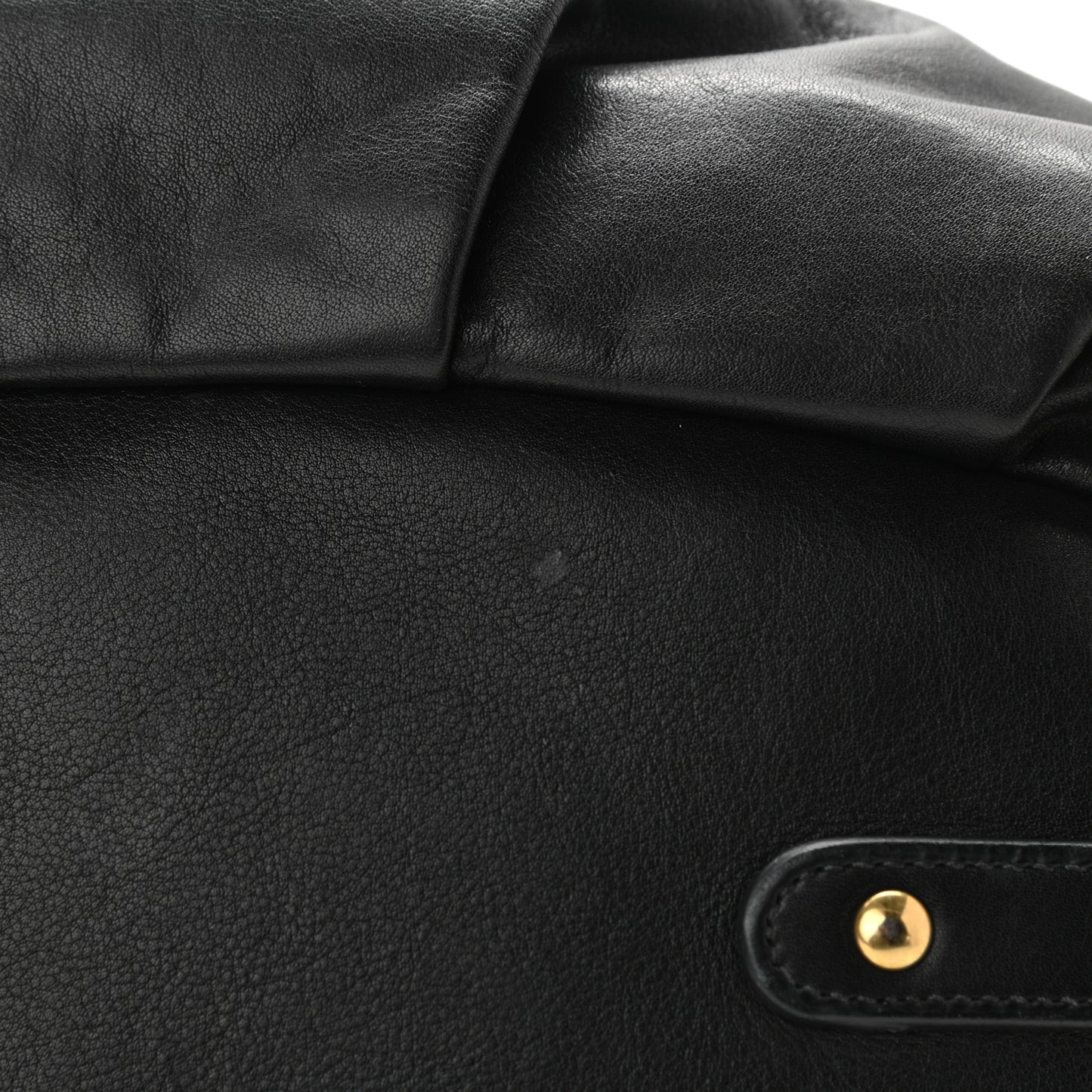Vitello Soft Shopping Satchel Black