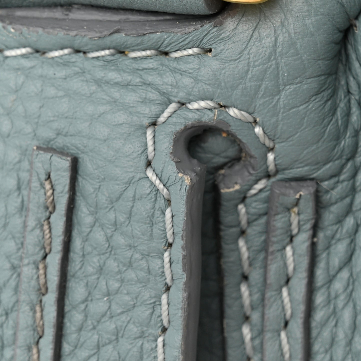 Calfskin Small Marcie Satchel Faded Blue