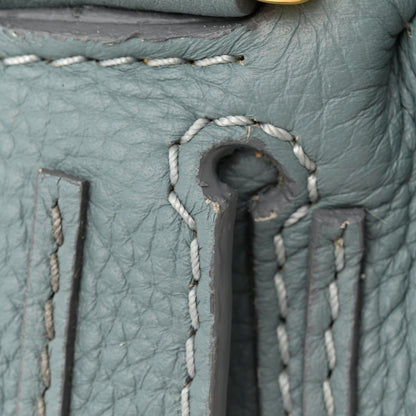Chloe Calfskin Small Marcie Satchel Faded Blue 14 of 17