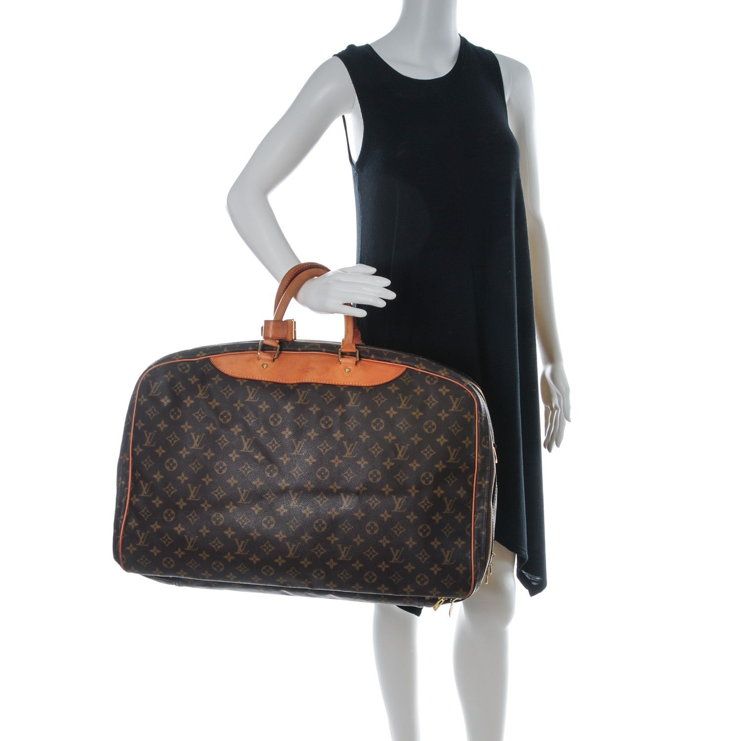Louis Vuitton Monogram Alize 2 Compartment Luggage Travel Bag 2 of 11