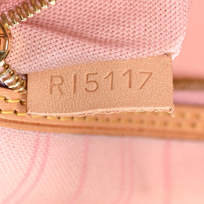 Louis Vuitton Damier Azur Delightful MM Rose Ballerine 7 of 10
