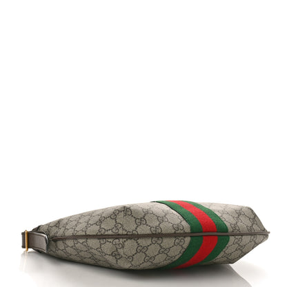 Gucci GG Supreme Monogram Web Small Ophidia Half Moon Hobo Brown 4 of 8