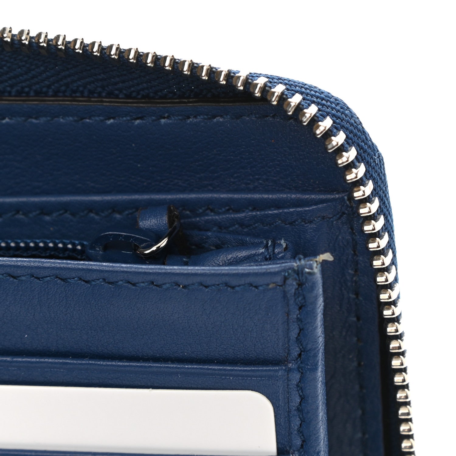 Gucci Microguccissima Zip Around Organizer Wallet Deep Cobalt 11 of 12