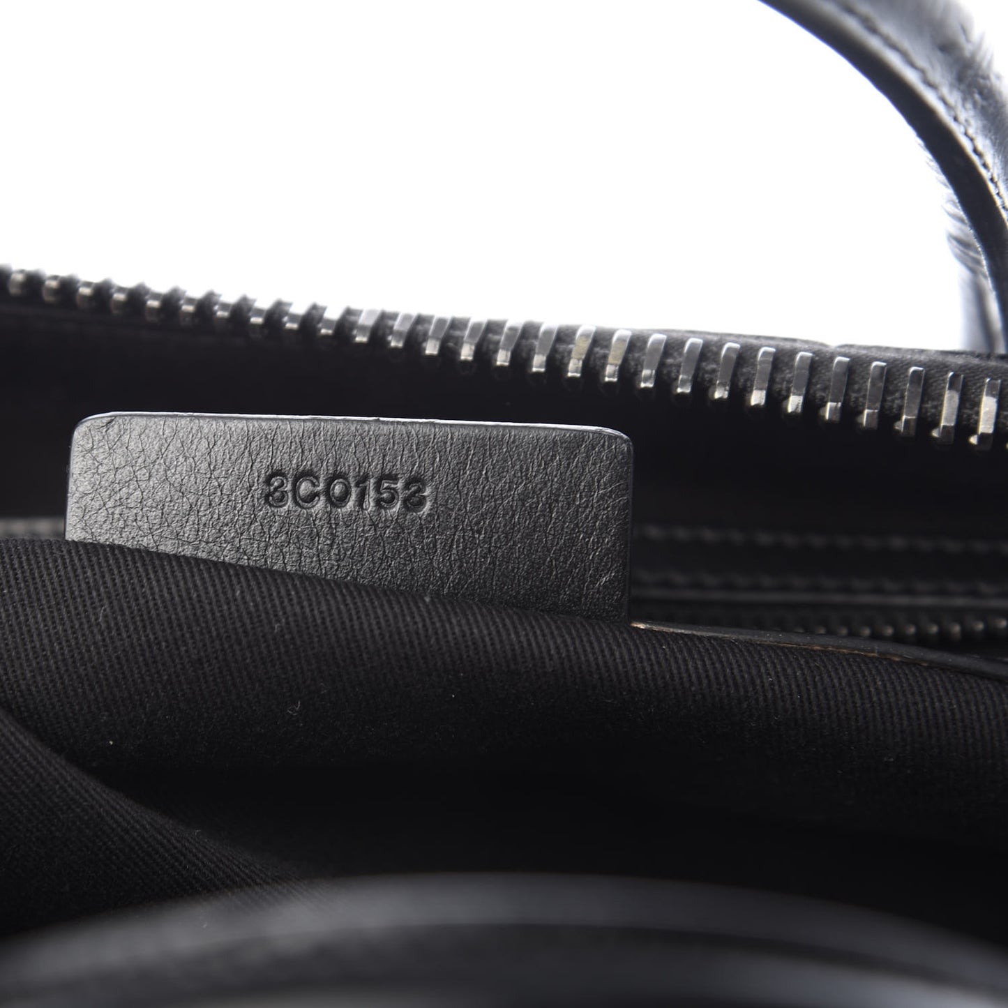 Calfskin Crocodile Embossed 3D Stud Medium Antigona Black