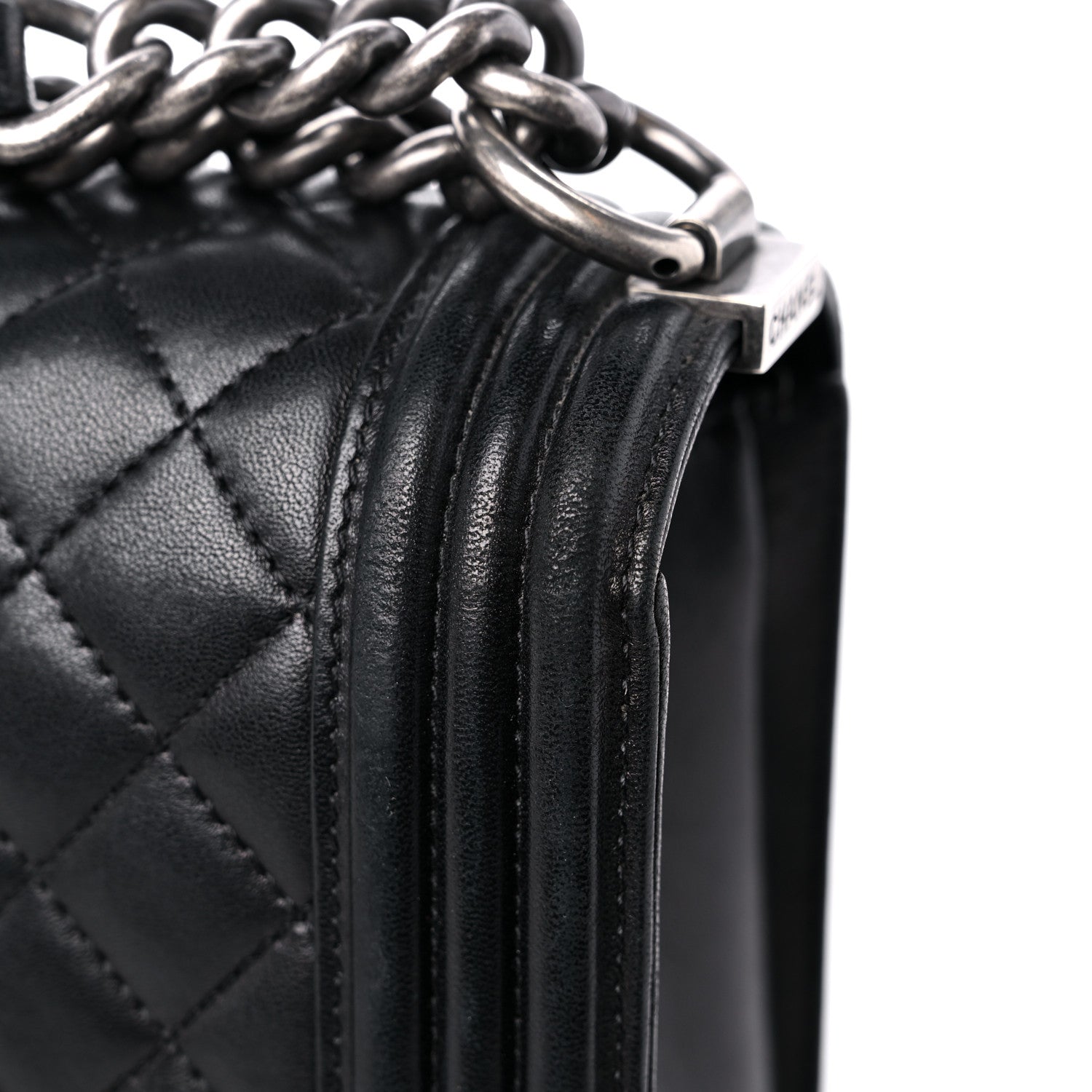 Chanel Calfskin Quilted New Medium Boy Flap Black 16 of 16