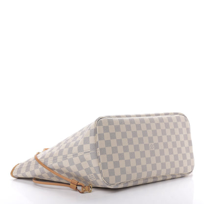 Louis Vuitton Damier Azur Neo Neverfull MM Rose Ballerine 4 of 13