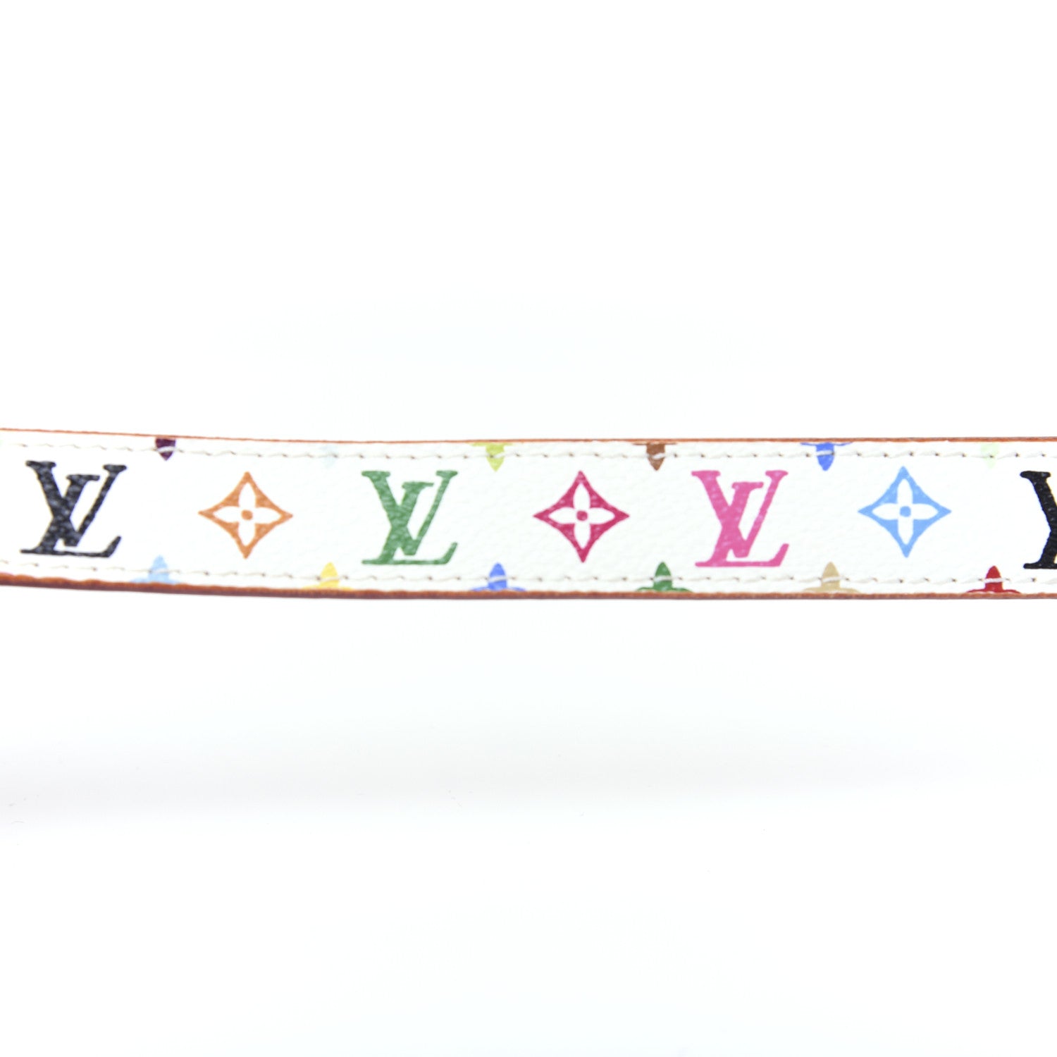 Louis Vuitton Monogram Multicolor Belt 90 36 White 7 of 10