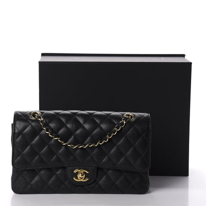 Chanel Caviar Quilted Medium Double Flap Black 12 of 12