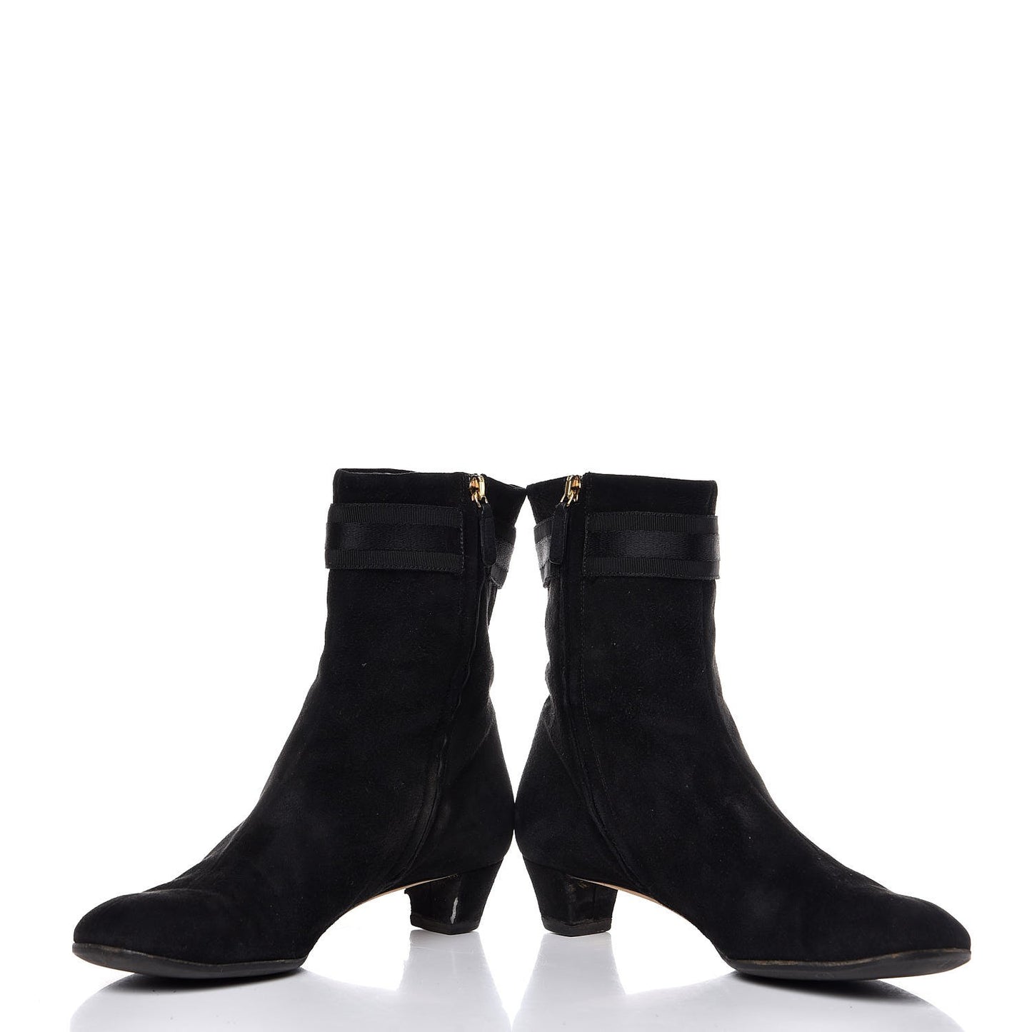 Suede Ankle Boots 37.5 Black