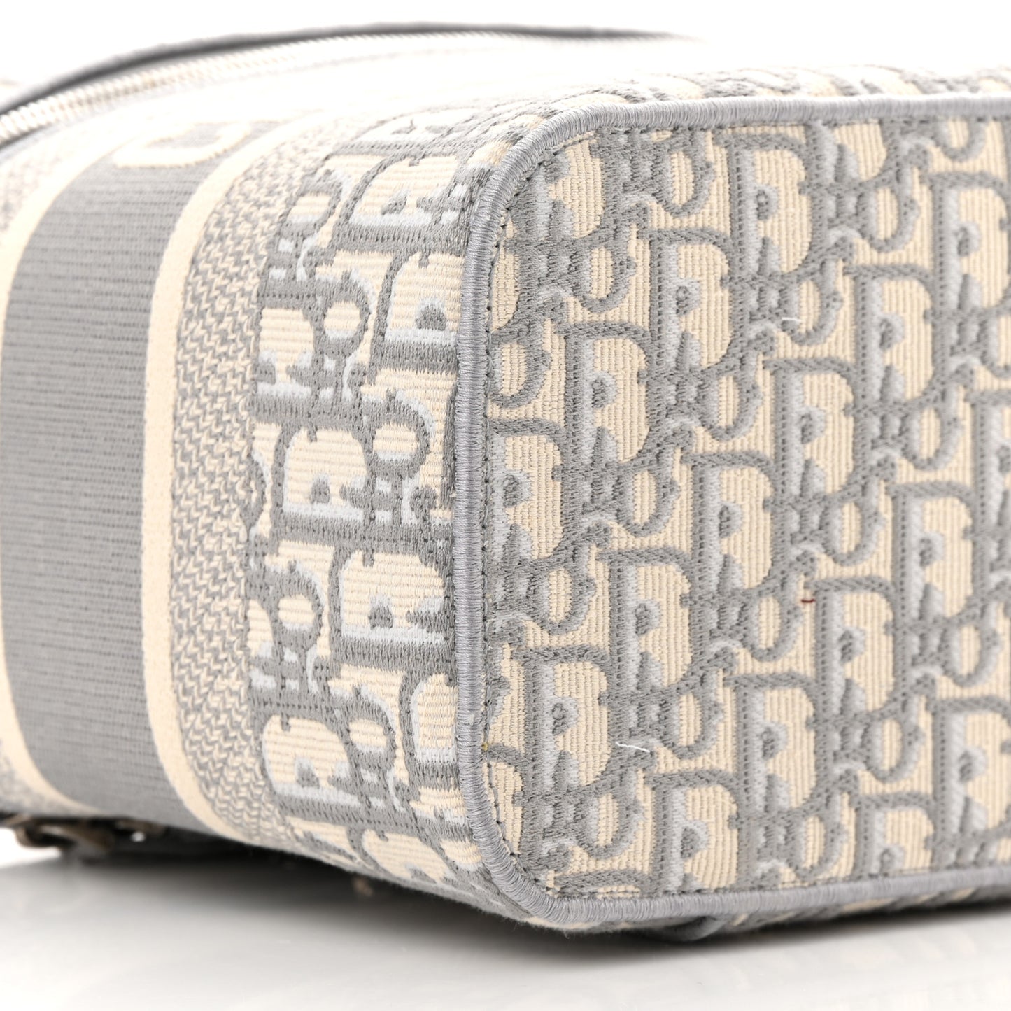 Oblique Diortravel Vanity Case Grey