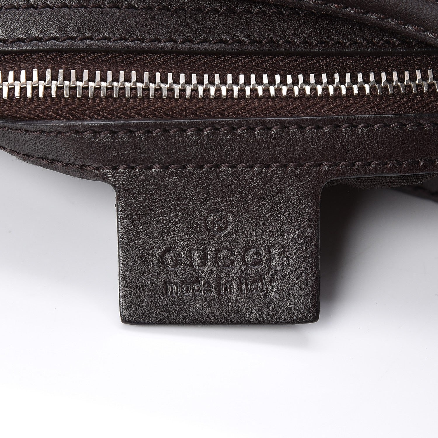 Gucci Guccissima Medium GG Twins Hobo Dark Brown 7 of 8