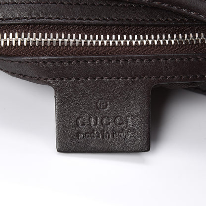 Gucci Guccissima Medium GG Twins Hobo Dark Brown 7 of 8