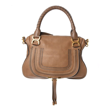 Chloe Calfskin Medium Marcie Satchel Nut 1 of 7