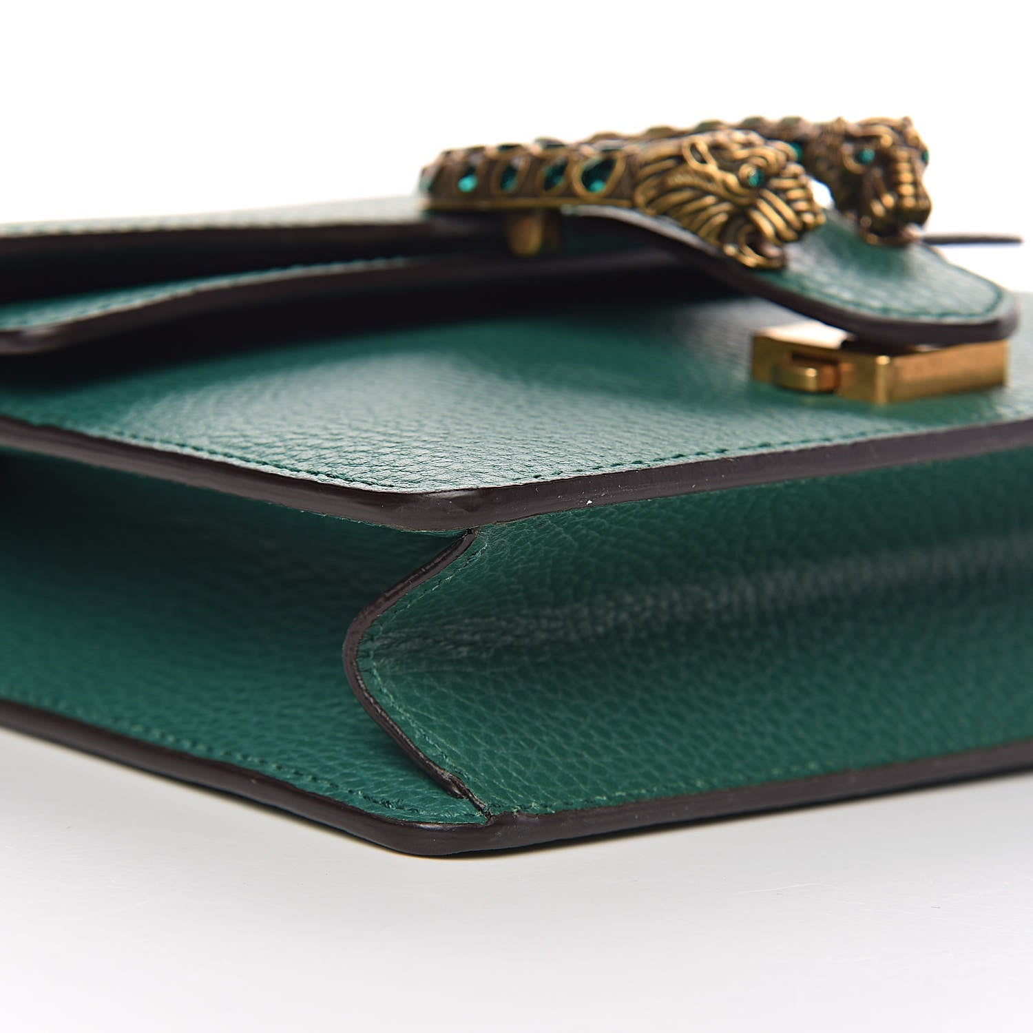 Gucci Calfskin Mini Dionysus Shoulder Bag Emerald 9 of 11