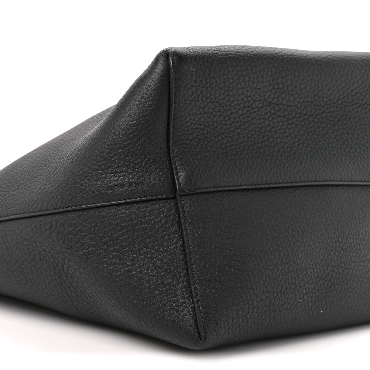 The Row Grained Calfskin Medium N/S Hook Tote Black 8 of 8
