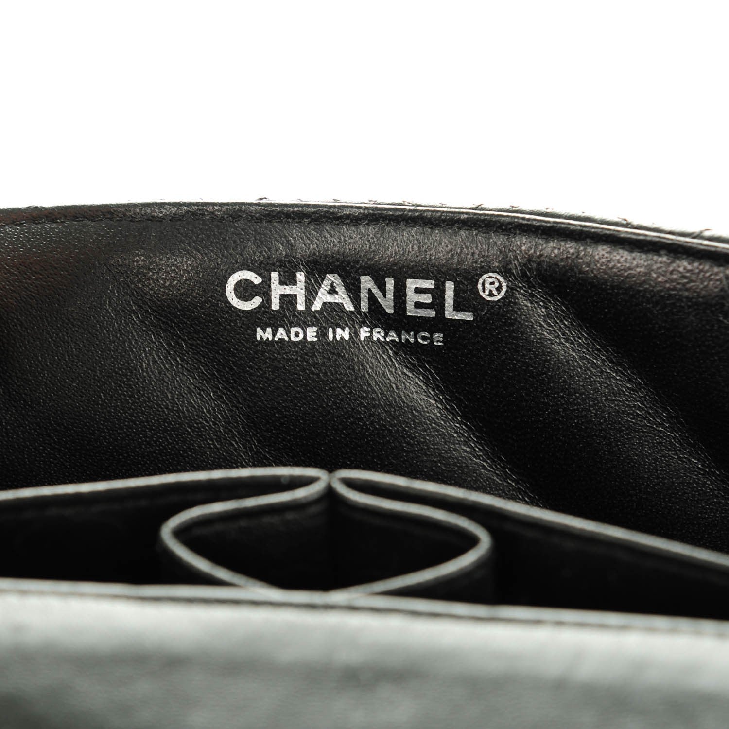 Chanel Lambskin Perforated East West Flap Black 8 of 8