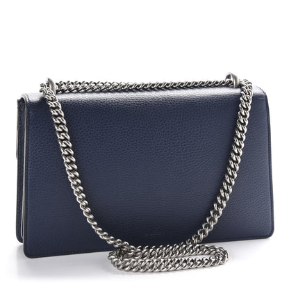 Gucci Dollar Calfskin Crystal Small Dionysus Shoulder Bag Blue Agata Montana Sapphire 3 of 10