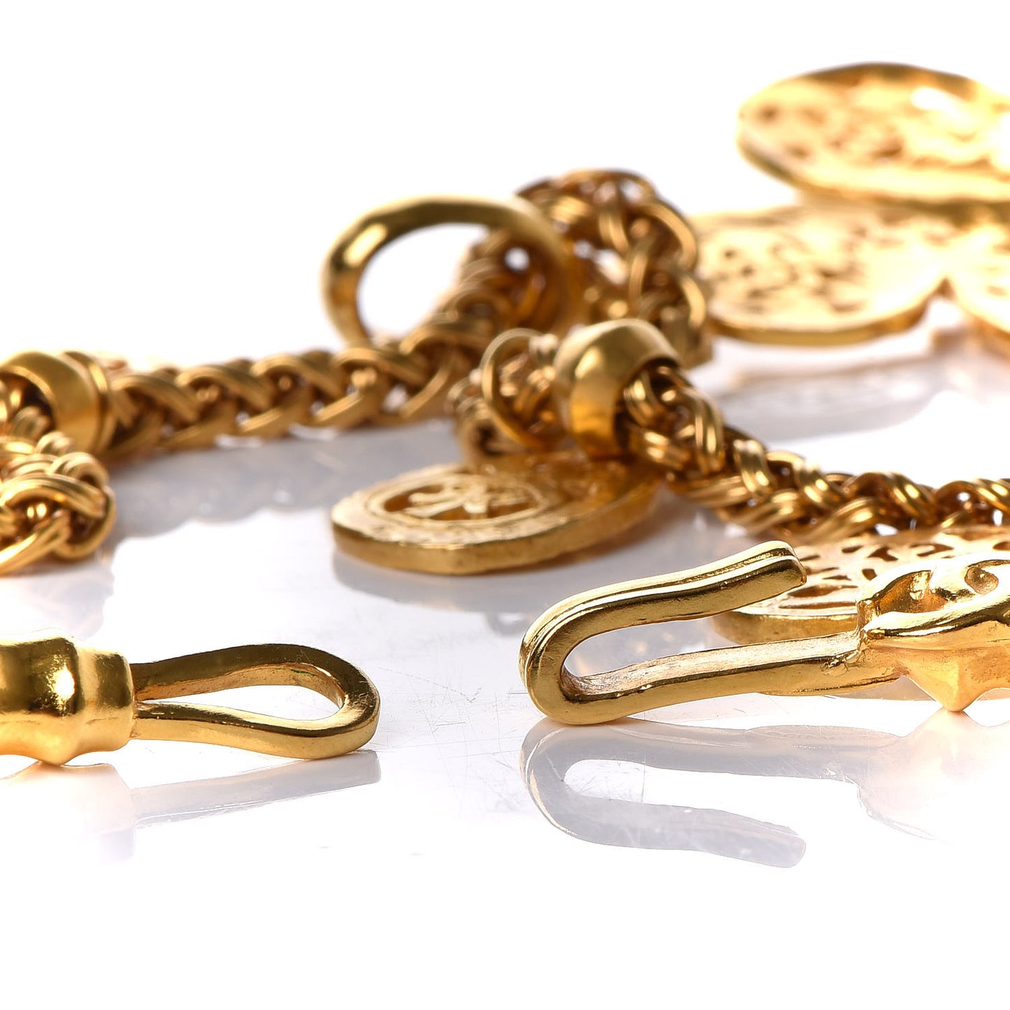CC Medallions Necklace Gold