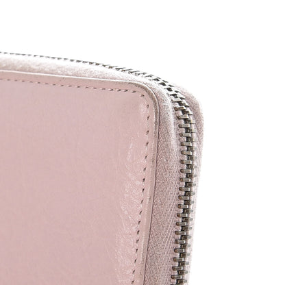Balenciaga Agneau Classic Hardware Continental Zip Around Wallet Rose Poudre 14 of 15