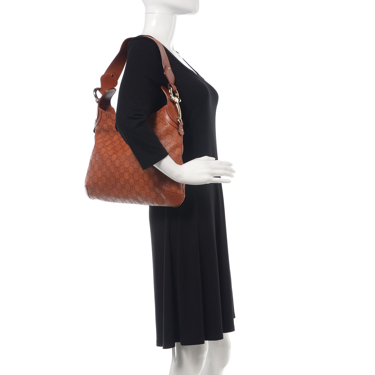 Gucci Guccissima Creole Hobo Saffron 2 of 14
