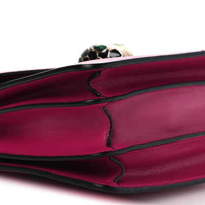 Bulgari Calfskin Serpenti Forever Top Handle Pink 9 of 14