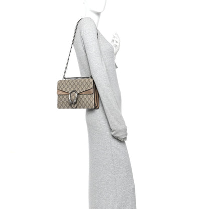 Gucci GG Supreme Monogram Small Dionysus Shoulder Bag Taupe 2 of 10