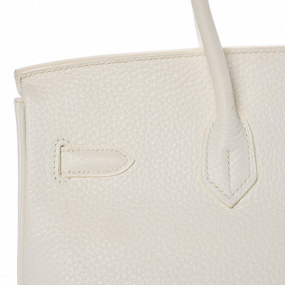 Hermes Togo Birkin 35 White 13 of 30