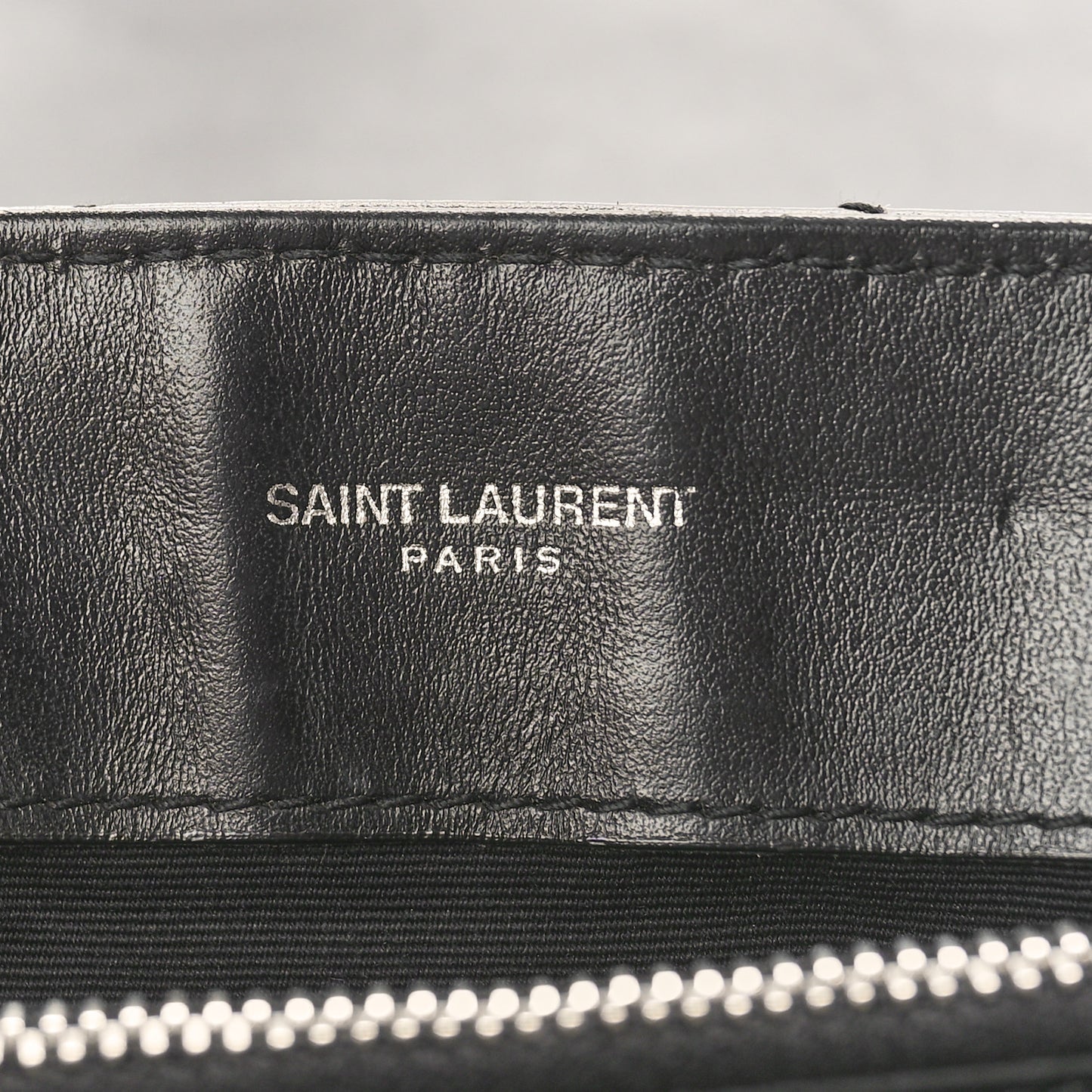 Calfskin Y Quilted Monogram Small Loulou Chain Satchel Black