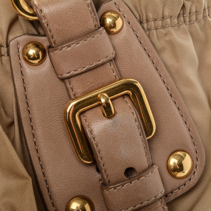 Prada Tessuto Nylon Gaufre Tote Cammello 11 of 11