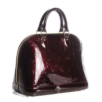 Louis Vuitton Vernis Alma PM Amarante 3 of 7