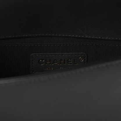 Chanel Calfskin Quilted Small Boy Flap Black 6 of 10
