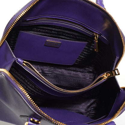 Prada Saffiano Lux Medium Promenade Tote Viola 5 of 10
