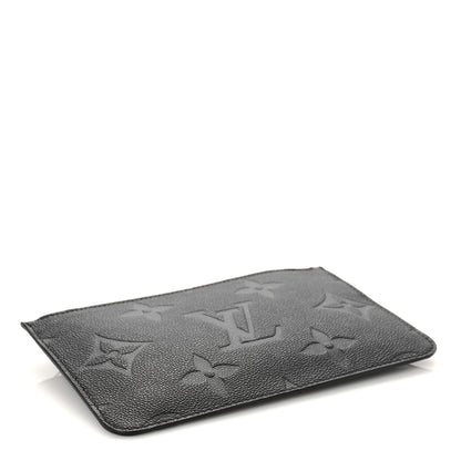 Louis Vuitton Empreinte Monogram Giant Neverfull MM Pochette Black 4 of 8