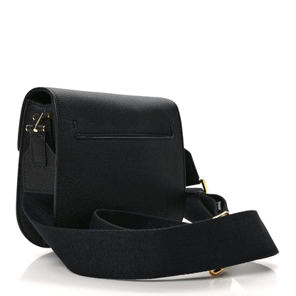 Tom Ford Grained Calfskin Mini T Clasp Tara Crossbody Bag Black 3 of 12