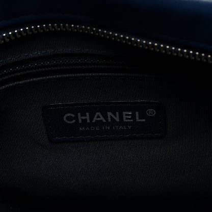 Chanel Aged Calfskin Quilted Medium Gabrielle Hobo Blue 6 of 10