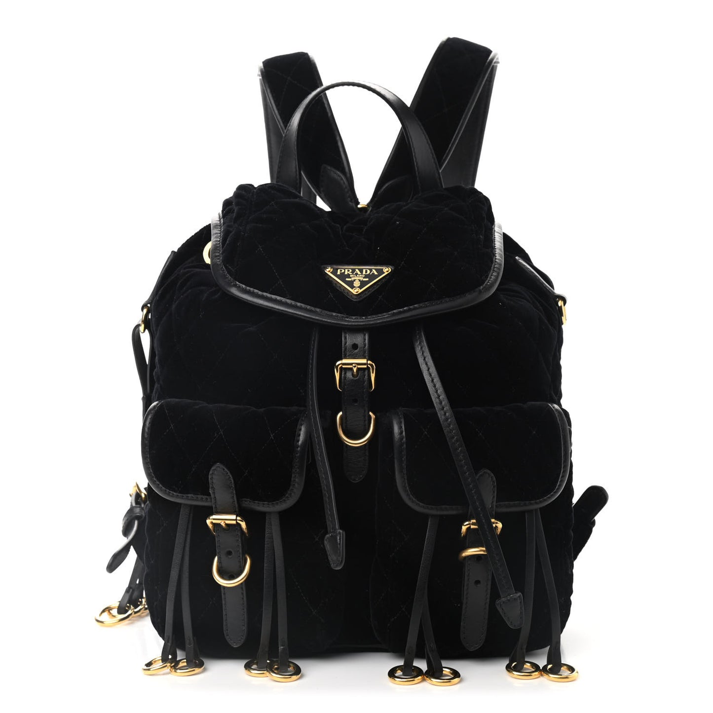 Velluto Velvet Impunture Corsaire Backpack Black