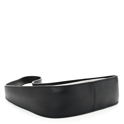 The Row Smooth Calfskin Half Moon Shoulder Bag Black 4 of 9