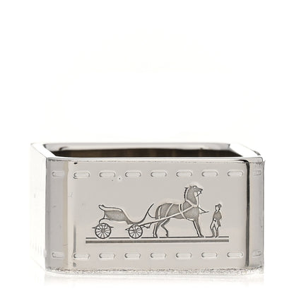 Hermes Palladium Bolduc Scarf Ring 1 of 4