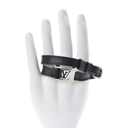 Louis Vuitton Damier Graphite Sign It Bracelet 2 of 9