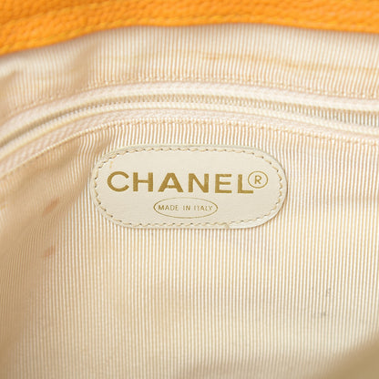Chanel Caviar CC Shoulder Bag Yellow 6 of 18