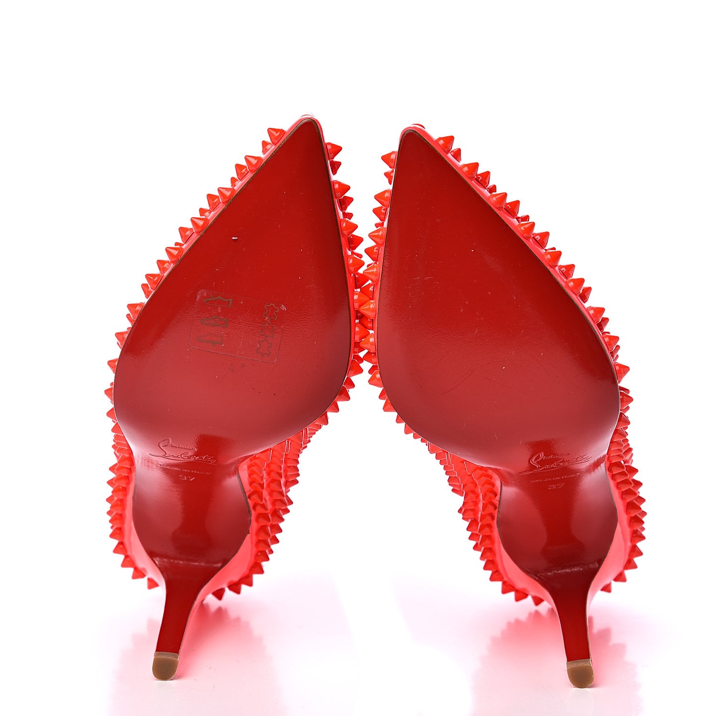 Patent Pigalle Spikes 100 Pumps 37 Rose Paris