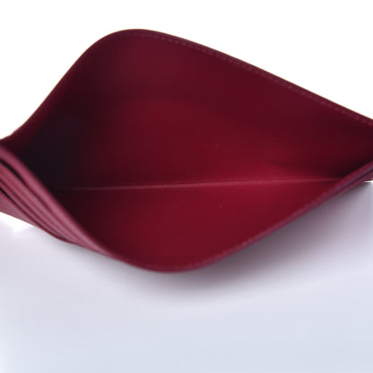 Louis Vuitton Calfskin Felicie Card Holder Insert Fuchsia 5 of 5