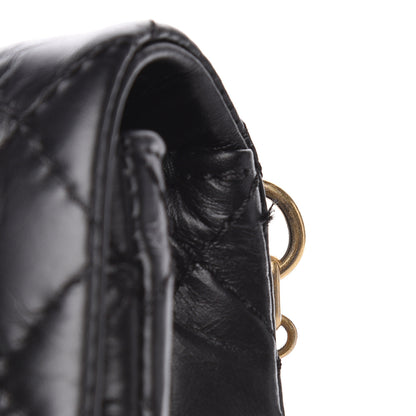 Chanel Aged Calfskin Quilted 2.55 Reissue Chain Waist Bag Black 11 of 12